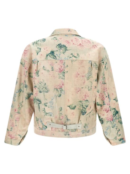  와타나베 준야 패딩 X 리바이스 플로럴 자카드 다운 재킷 멀티컬러 - JUNYA WATANABE