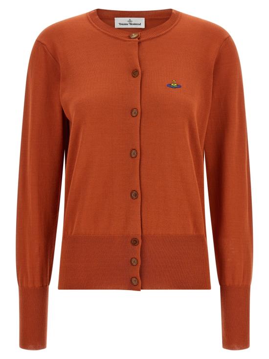  비비안웨스트우드 가디건 비비안 웨스트우드 비 코튼  오렌지
