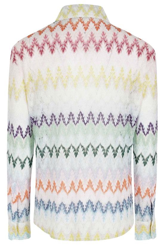  미소니 긴팔 티셔츠 미쏘니 긴팔 셔츠 멀티컬러 - MISSONI