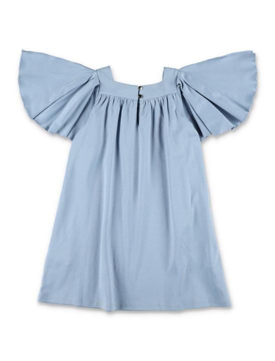  [키즈] 끌로에 원피스 아동용 러플 소매 코튼 저지 드레스 (시엘로) - CHLOE