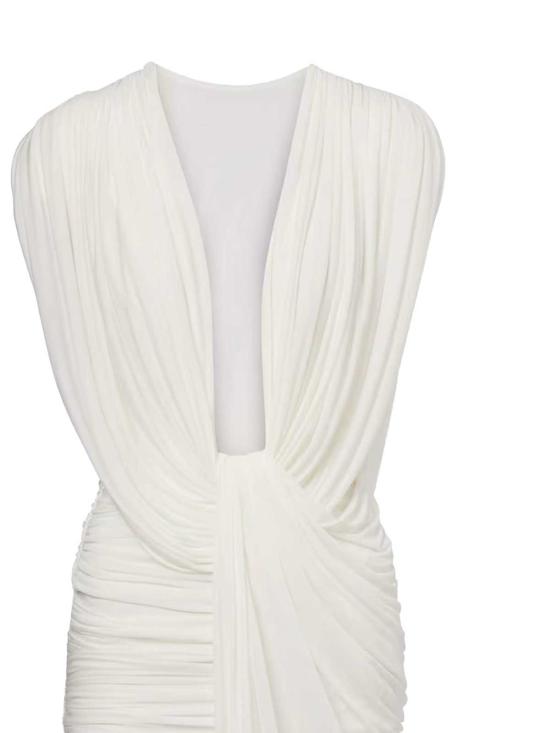  크리스토퍼에스버 원피스 크리스토퍼 에스버 플런징 네크라인 드레스 화이트 - CHRISTOPHER ESBER