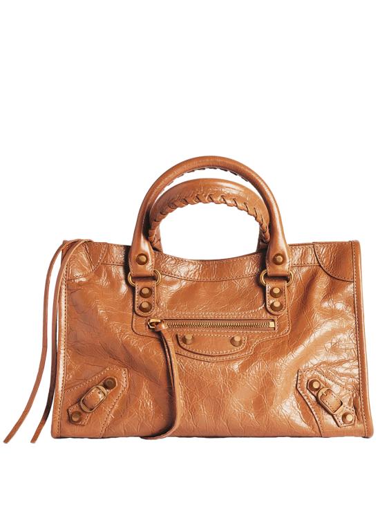 26SS 발렌시아가 르 시티 토트백 811442 210F6 2630 CAMEL