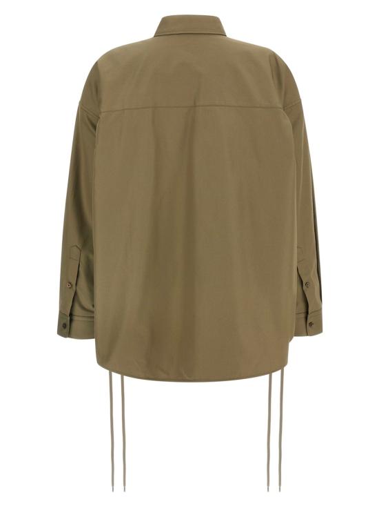 26SS 발렌시아가 레이스 업 셔츠 857835 TTP08 9506 SAND BEIGE - BALENCIAGA