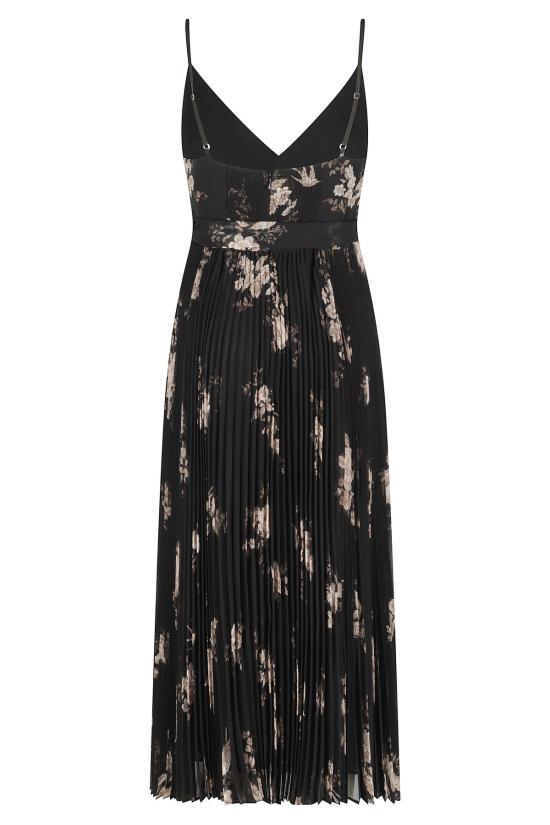  짐머만 원피스 지머만 선레이 플리츠 피크닉 드레스 블랙 - ZIMMERMANN