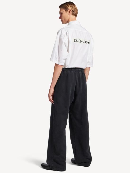 26SS 발렌시아가 마스킹 테이프 라지 핏 롱 슬리브 셔츠 857810 TRM28 9000 WHITE - BALENCIAGA