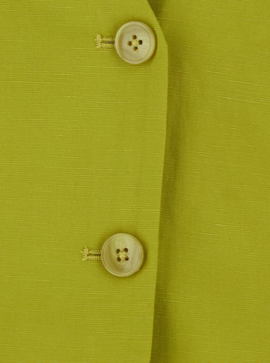  트윈셋 원피스 투 버튼 드레스 옐로우 - TWINSET