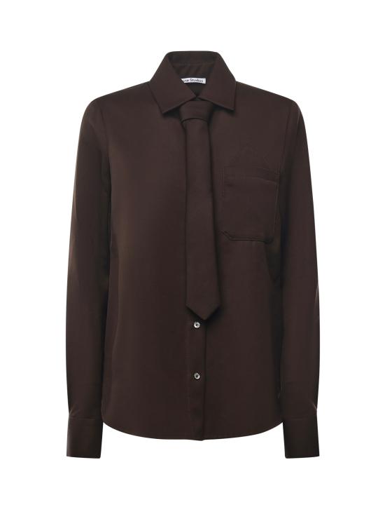 25FW 아크네 스튜디오 셔츠 AC0746 700 BROWN