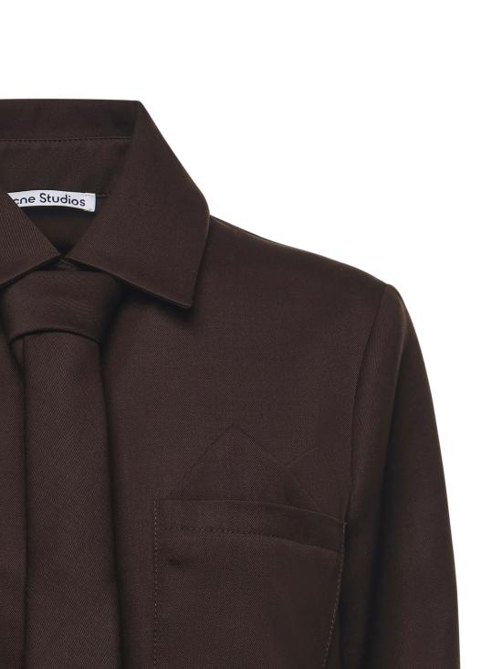 25FW 아크네 스튜디오 셔츠 AC0746 700 BROWN - ACNE STUDIOS