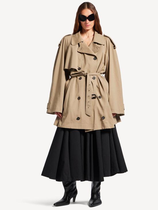 26SS 발렌시아가 트렌치 코트 862426 TSVC1 9772 EXPLORER BEIGE - BALENCIAGA