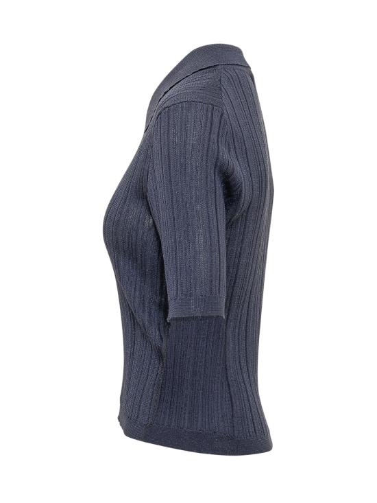 26SS 아토모 팩토리 폴로 티셔츠 PE26AFD38 07D BLU - ATOMO FACTORY