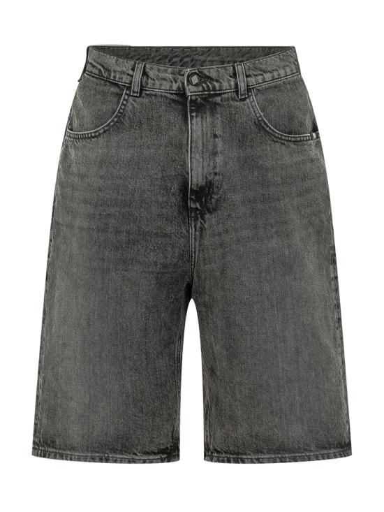 26SS 아미시 데님 숏팬츠 AMU003N0943011 C0998 DENIM BLACK