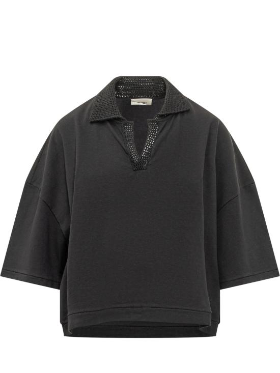 26SS 아토모 팩토리 폴로 티셔츠 PE26AFD13 03D NERO