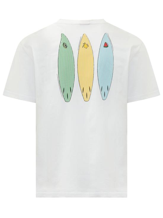 26SS 선덱 반팔 티셔츠 M769TEJ78JI 006JI WHITE - SUNDEK