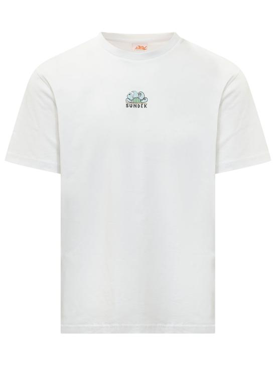 26SS 선덱 반팔 티셔츠 M769TEJ78JI 006JI WHITE