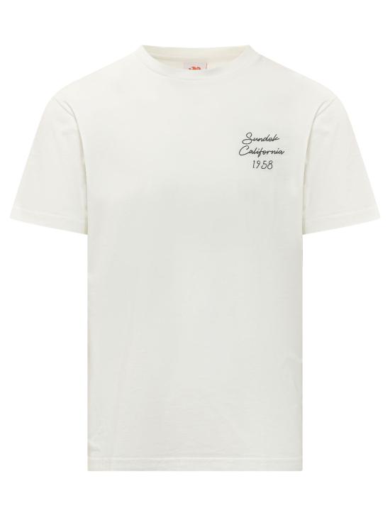 26SS 선덱 반팔 티셔츠 M248TEJS8TC 03900 OFFWHITE