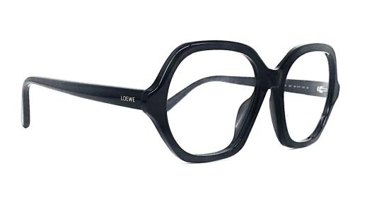  로에베 안경 슬림 샤이니 블랙 Rx 아세테이트 - LOEWE