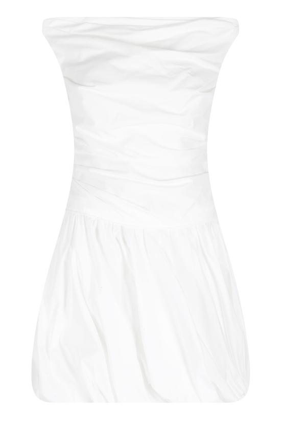  조나단 심카이 숏 원피스 살리나 코튼 버블 미니 드레스 화이트