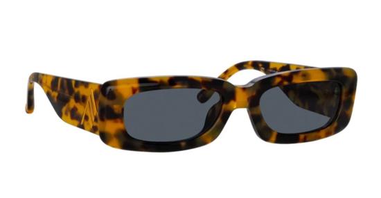  디 아티코 안경 아티코 미니 마르파 T 쉘 골드 아세테이트 선글라스 - THE ATTICO