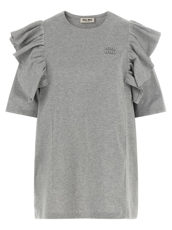 26SS 미우미우 숏 원피스 MMA932SOOO19PMF0K44 Gray
