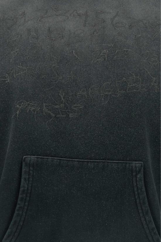  마르지엘라 스웨터 메종  뉴메릭 시그니처 MM6 후디 그레이 - MAISON MARGIELA