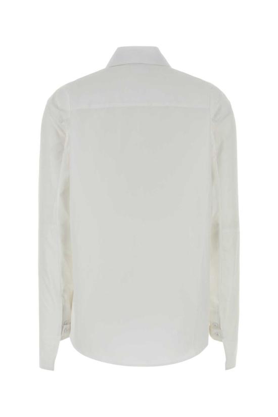  쿠레쥬 탑 쿠레주 화이트 포플린 셔츠 - COURREGES