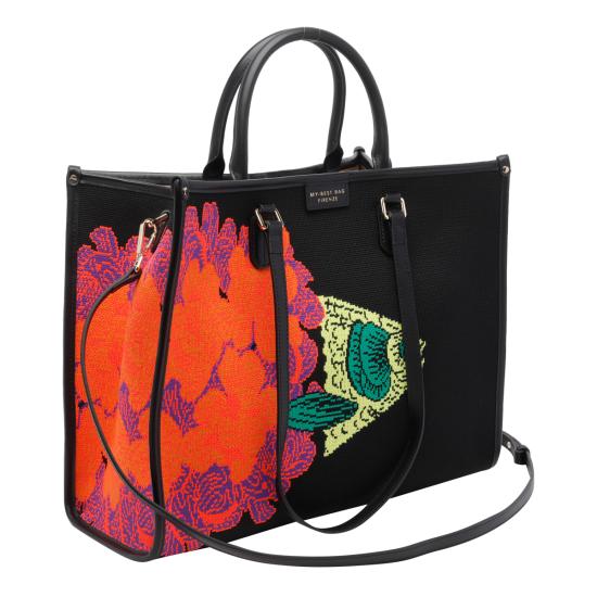 26SS 마이 베스트 백 토트백 2009 FISH FLOWERS Black - MY BEST BAG