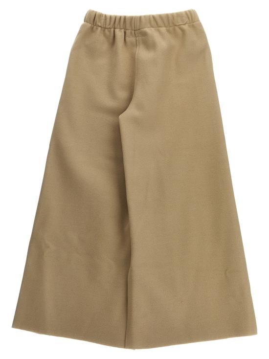  [키즈] MM6 메종마르지엘라 팬츠 키즈 MM6 메종 마르지엘라 로고 자수  베이지 - MM6 MAISON MARGIELA