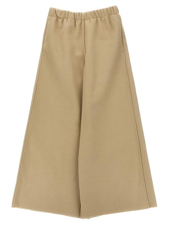  [키즈] MM6 메종마르지엘라 팬츠 키즈 MM6 메종 마르지엘라 로고 자수  베이지