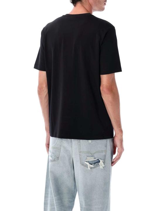  디젤 탑 T 어드저스트 마레이 티셔츠 블랙 - DIESEL