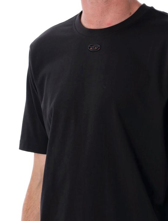  디젤 탑 T 어드저스트 마레이 티셔츠 블랙 - DIESEL