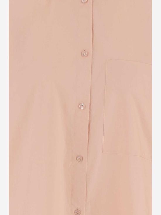  바이말렌비거 탑 By Malene Birger 유기농 면 오버사이즈 셔츠 핑크 - BY MALENE BIRGER