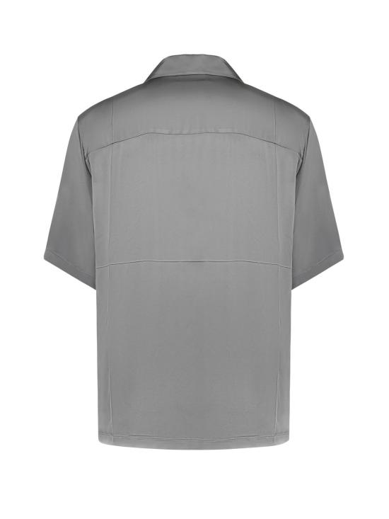  질샌더 탑 질 샌더 비스코스 셔츠 그레이 - JIL SANDER