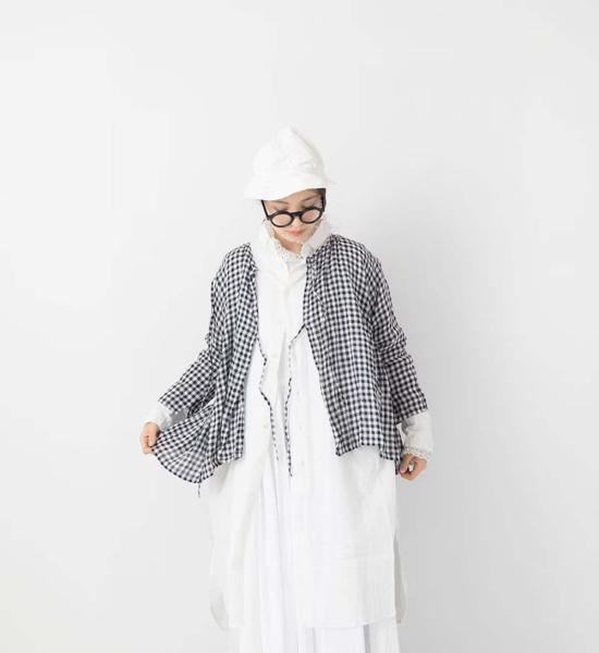  Véritécoeur 블라우스 깅엄 체크 - OTHER BRANDS