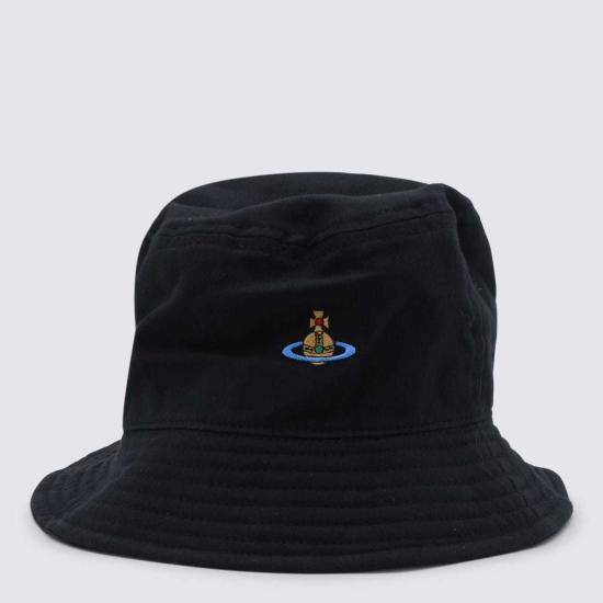  비비안웨스트우드 모자 비비안 웨스트우드 버킷햇 블랙