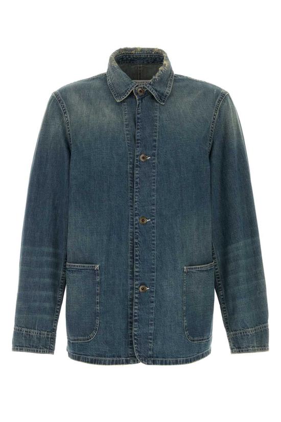  마르지엘라 데님 자켓 메종  데님 재킷 블루