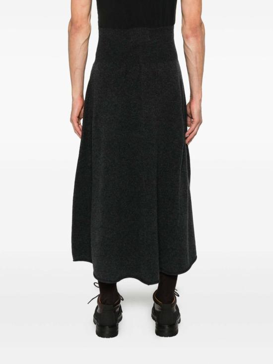 25FW 익스트림캐시미어 롱 스커트 EASESHADOW Dark Grey - EXTREME CASHMERE