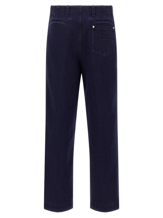  구찌 데님 진스 라벨 블루 진 - GUCCI