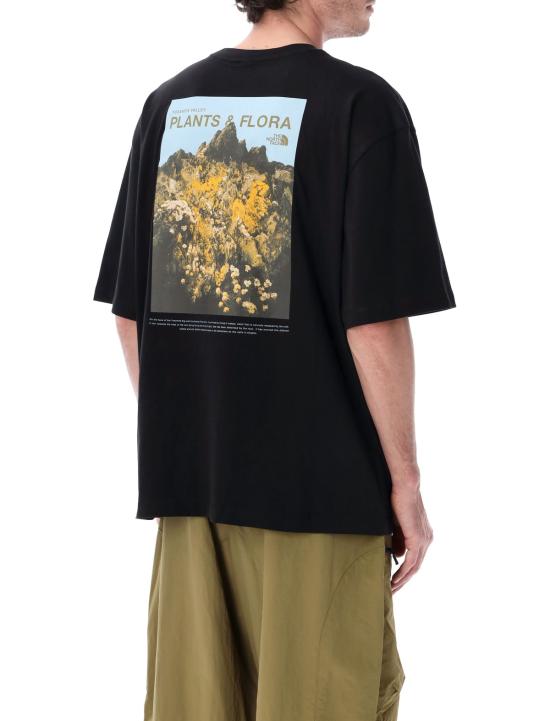  노스페이스 탑 플랜트 & 플로라 오버사이즈 티셔츠 블랙 - NORTH FACE