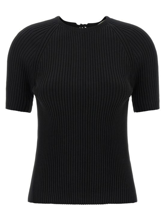  토리버치 스웨터 토리 버치 백 클로저  블랙