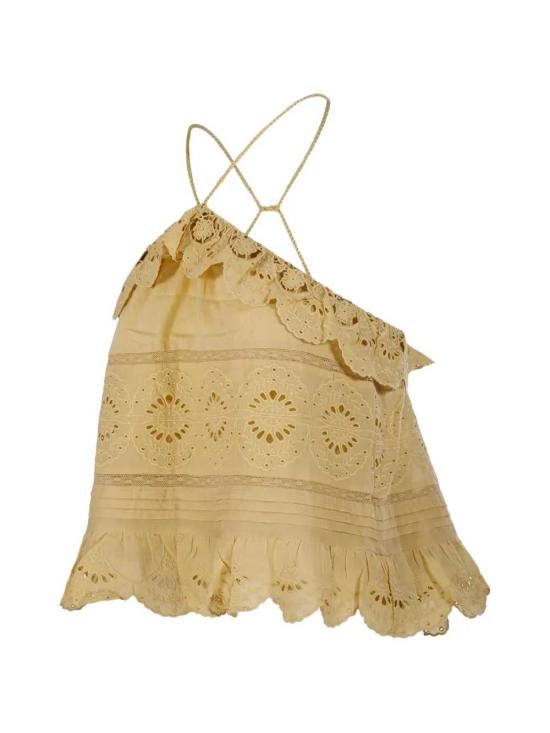 26SS 이자벨마랑에뚜왈 탑 HT0769FAD1J05E LIGHT OCHRE - ISABEL MARANT ETOILE