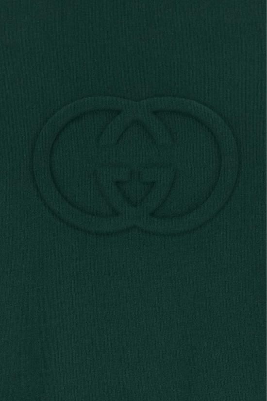  구찌 긴팔 티셔츠 보틀 그린 코튼 스웨트셔츠 그린 - GUCCI