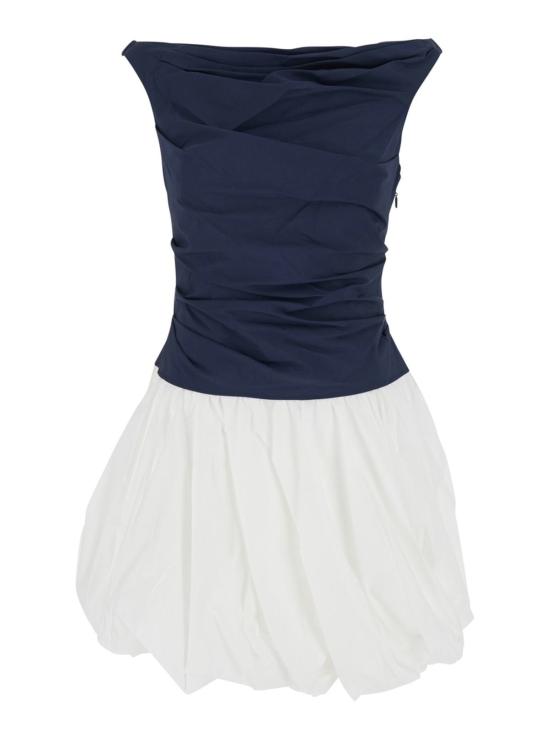  조나단 심카이 숏 원피스 살리나 보트넥 벌룬 스커트 미니 드레스