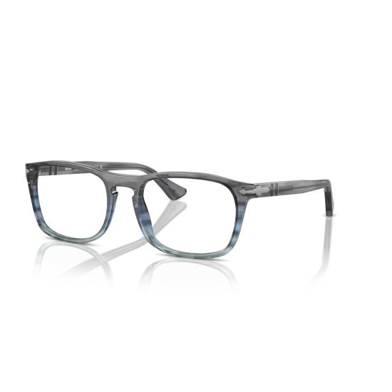 26SS 페르솔 안경 0Po3344v 직사각형 아세테이트 안경테 (키홀 브릿지) - PERSOL