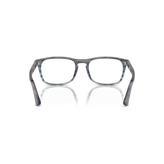 26SS 페르솔 안경 0Po3344v 직사각형 아세테이트 안경테 (키홀 브릿지) - PERSOL