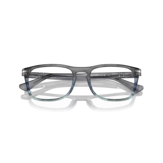 26SS 페르솔 안경 0Po3344v 직사각형 아세테이트 안경테 (키홀 브릿지) - PERSOL