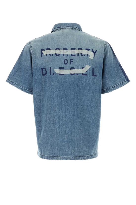  디젤 데님 셔츠 라이트 블루 데님 셔츠 01 Cly Co - DIESEL