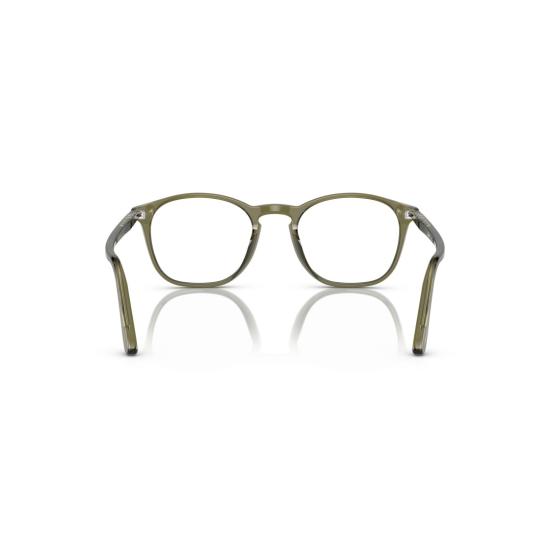 26SS 페르솔 선글라스 0Po3007v 반투명 올리브 그린 아세테이트  (실버 액센트 포함) - PERSOL