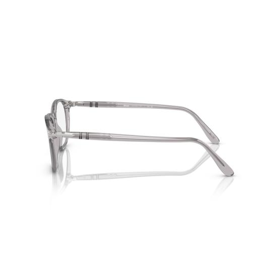 26SS 페르솔 안경 0Po3007v 스모키 그레이 틴트 반투명 아세테이트 안경 - PERSOL