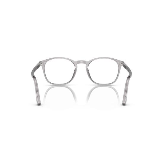 26SS 페르솔 안경 0Po3007v 스모키 그레이 틴트 반투명 아세테이트 안경 - PERSOL