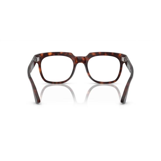 26SS 페르솔 안경 0Po3325v 사각 프레임 아세테이트 안경테 (호피 무늬) - PERSOL